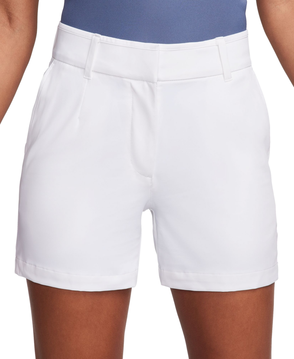 Women's Dri-fit Victory 5" Golf Shorts - White/black