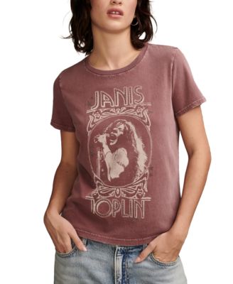Lucky Brand - Women's Janis Joplin Crewneck Cotton T-Shirt