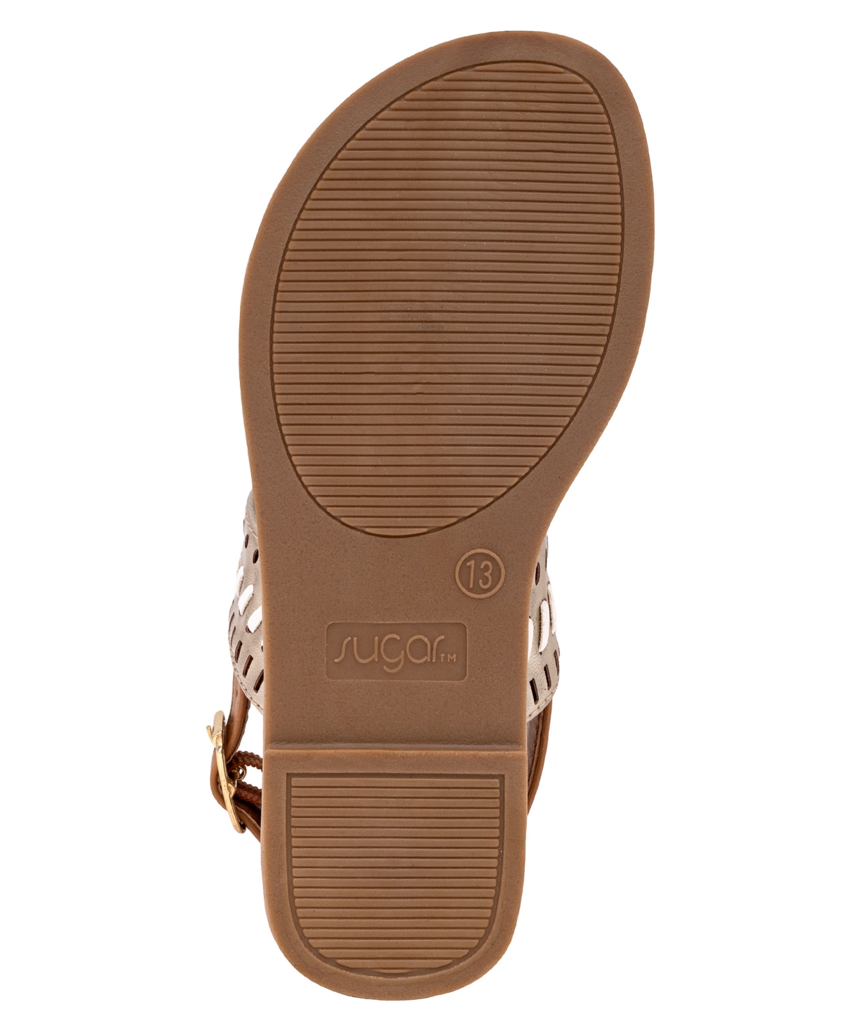 Sugar Little and Big Girls Jameeka Flat Sandals - Gold