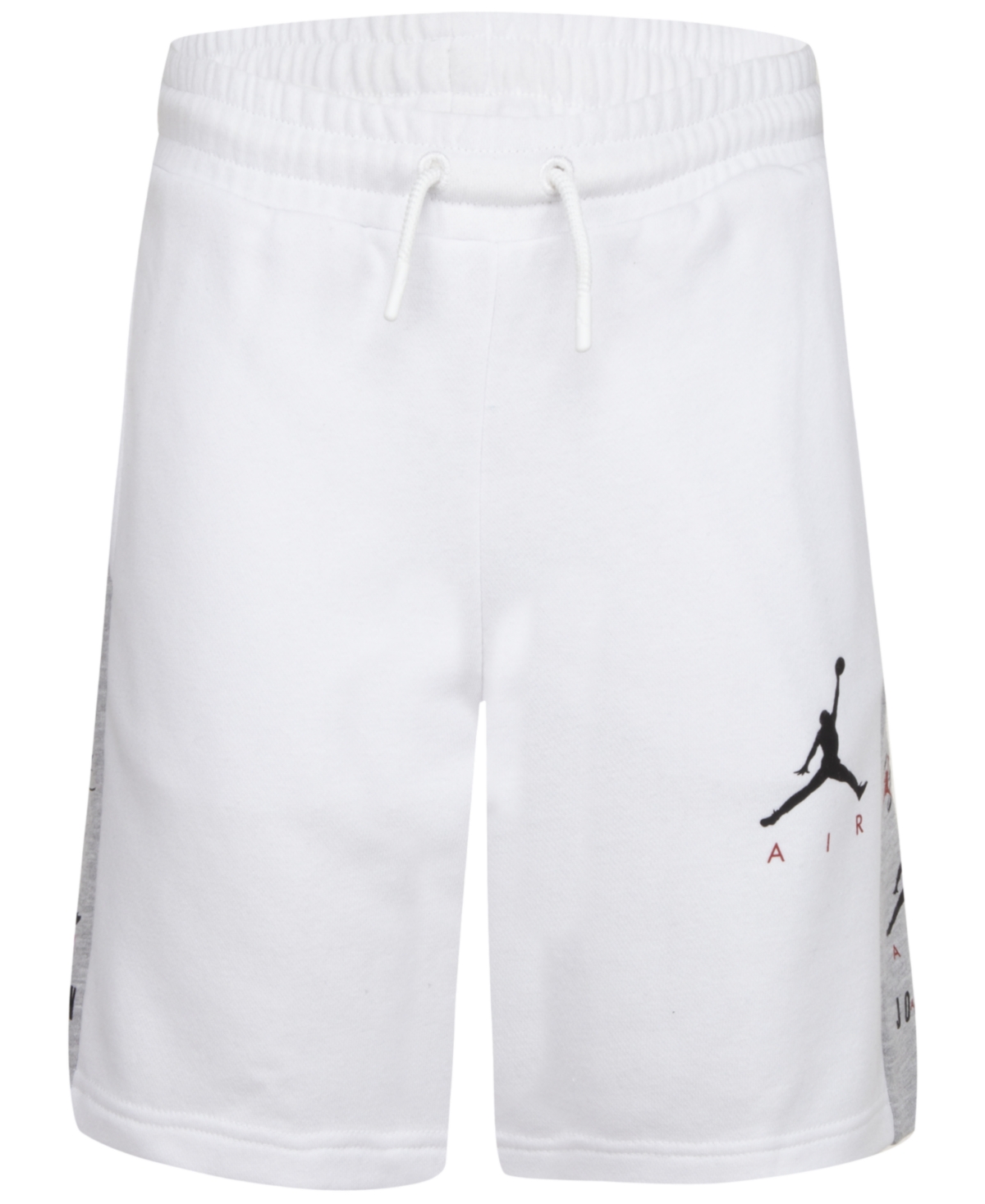 Jordan Kids' Big Boys Triple Threat Drawcord Shorts In White