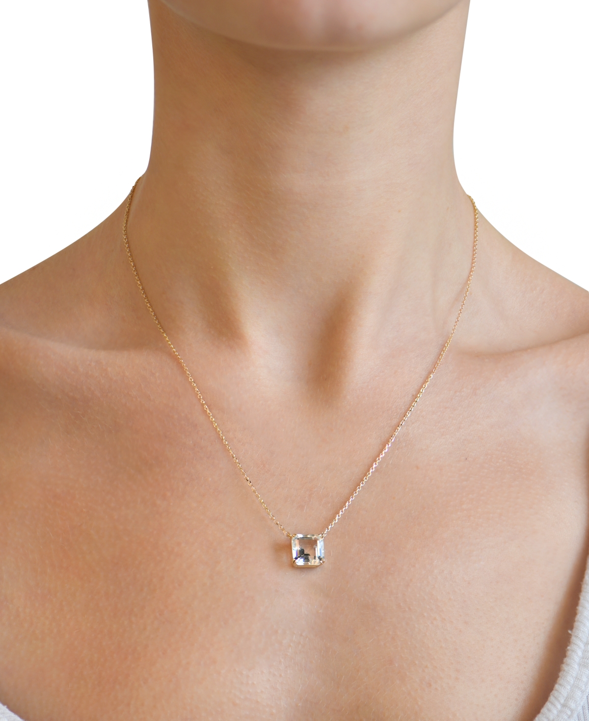Jac & Jo by AnzieAscher-Cut Solitaire Pendant Necklace (2-1/6 ct. t.w.) in 14k Gold, 16
