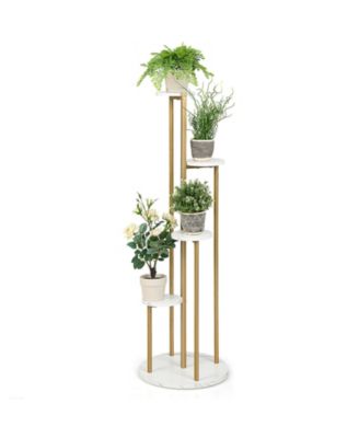 4-Tier 48.5 Inch Metal Plant Stand