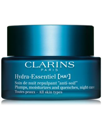 Clarins Hydra-Essentiel Night Moisturizer With Double Hyaluronic Acid ...