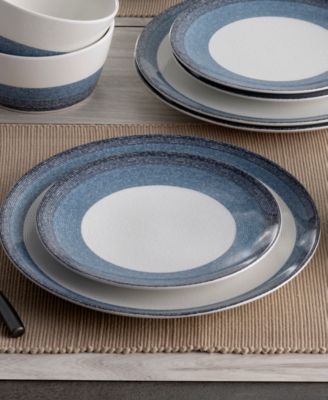 Colorscapes Layers 12 Piece Coupe Dinnerware Set
