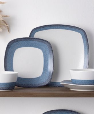 Colorscapes Layers 12 Piece Square Dinnerware Set