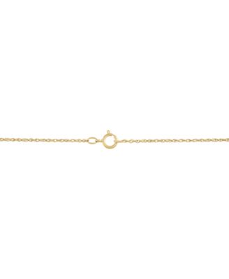Cultured Freshwater Pearl (8mm) & Diamond (1/10 ct. t.w.) Halo 18" Pendant Necklace in 14k Gold