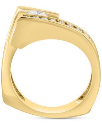 EFFY&reg; Diamond Abstract Channel-Set Statement Ring (3/4 ct. t.w.) in 14k Gold