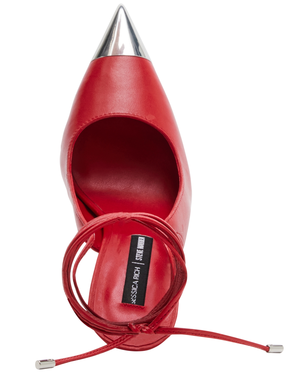 Jessica Rich x Steve Madden Mira Cap-Toe Lace-Up Pumps