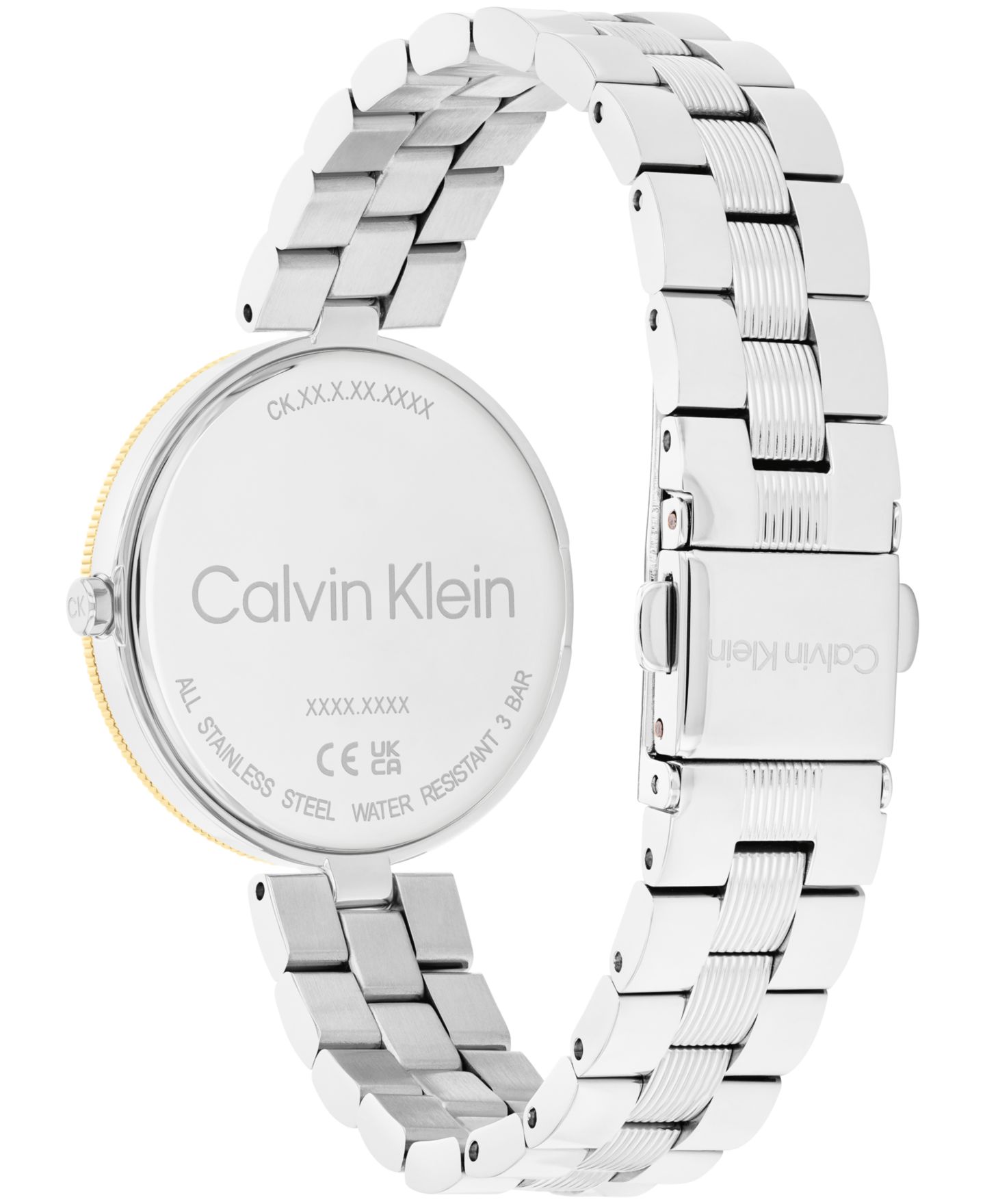 Женские часы Calvin Klein Gleam Two-Tone Stainless Steel Bracelet Watch 32mm — фото 3