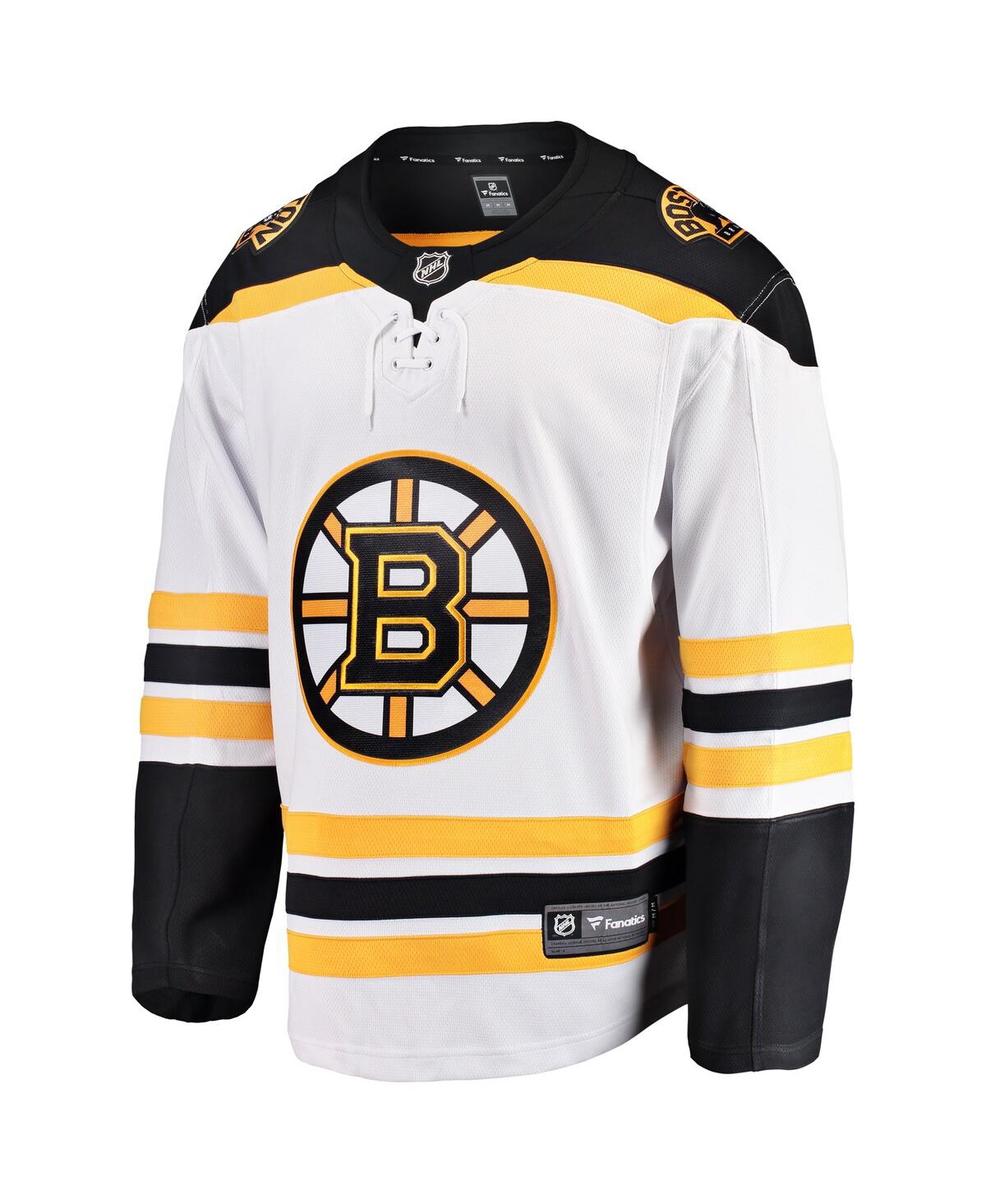 Men's FanaticsBoston Bruins Breakaway Away Jersey - White