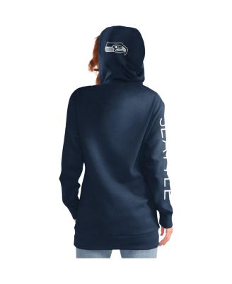 Women's College Navy Seattle Seahawks Extra Inning Pullover Hoodie