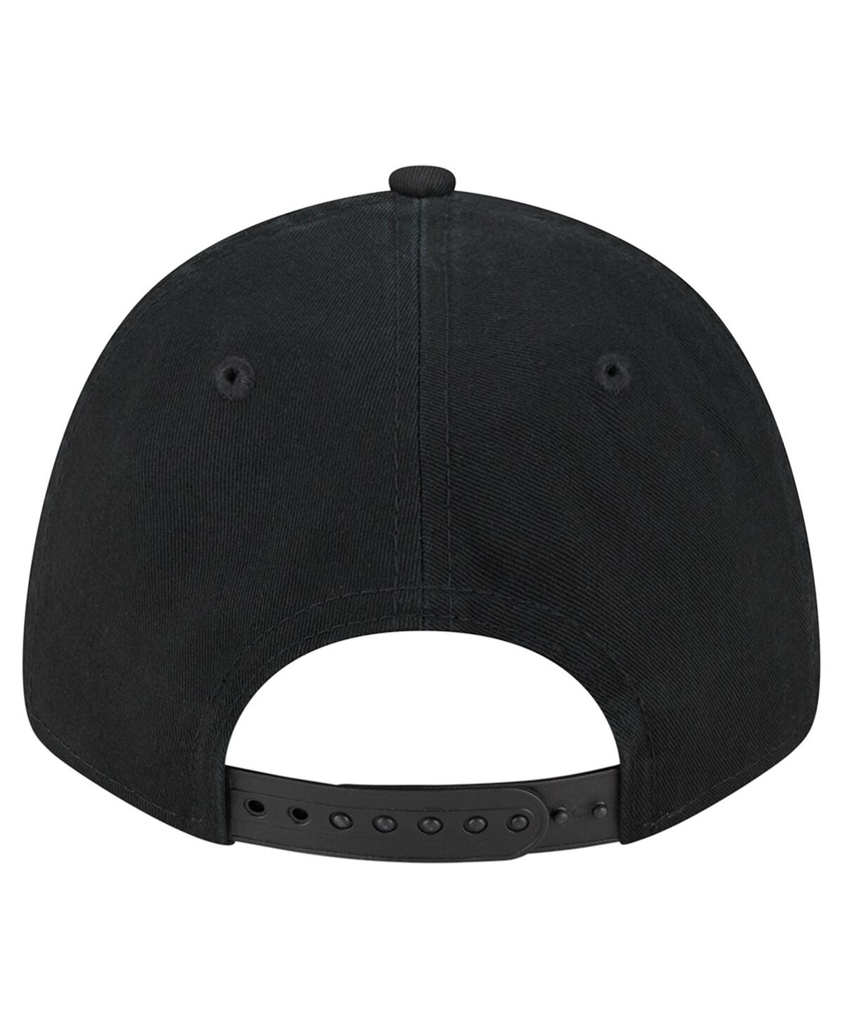 Women's New EraPittsburgh Steelers Cheer 9FORTY Adjustable Hat - Black