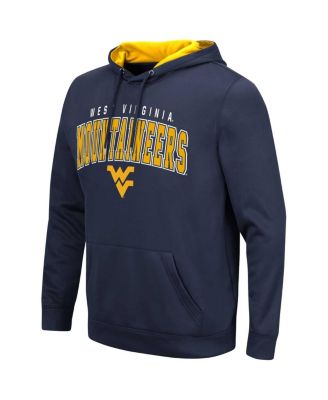 Men's Navy West Virginia Mountaineers Resistance&nbsp;Pullover Hoodie