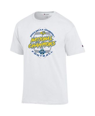 Men's White South Dakota State Jackrabbits 2023 FCS Football National Champions Locker Room T-shirt