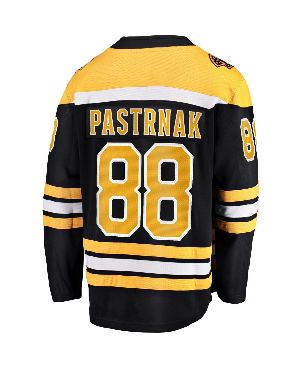 Men's Fanatics David PastrnakBoston Bruins Home Breakaway Jersey - Black