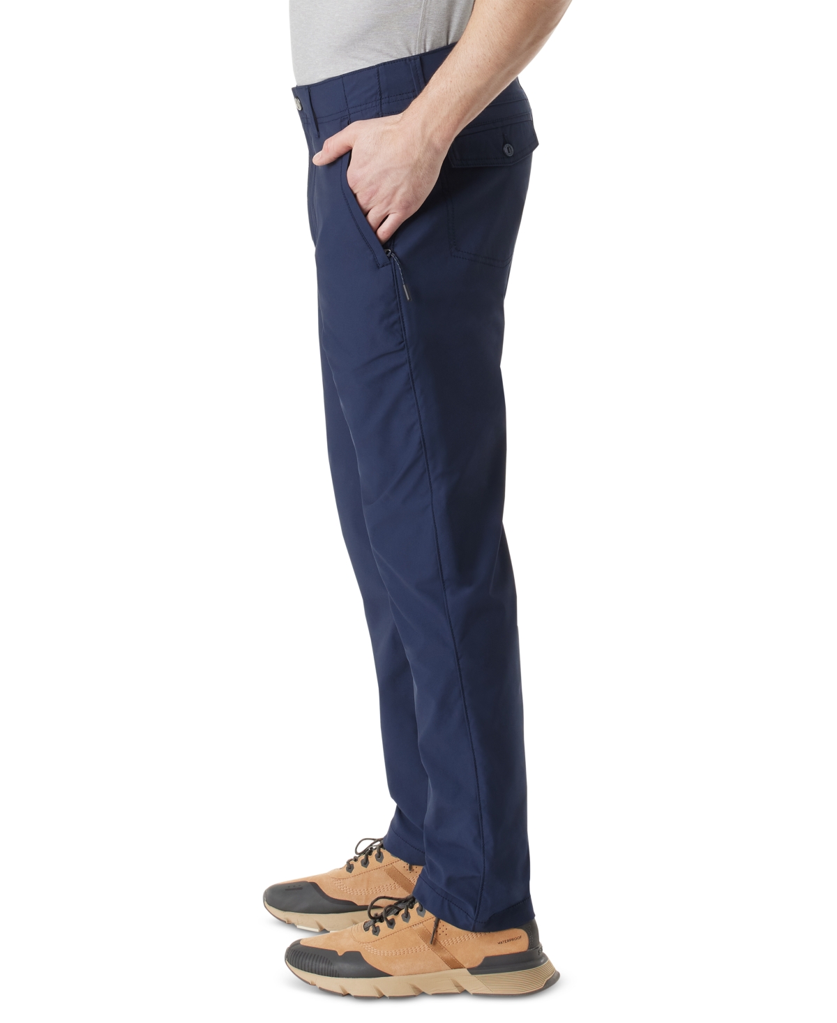 Bass Outdoor Men's Traveler Slim-Straight Fit Flex Tech Twill Pants
