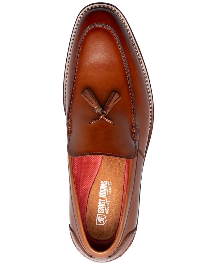 Stacy Adams - Colton Moc Toe Bit Slip On - Red - 25760-600