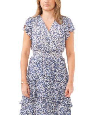 Ensemble Fille Tralala Manches Papillon Rose Imprimé Fleurs Et Volants - Taille 7
