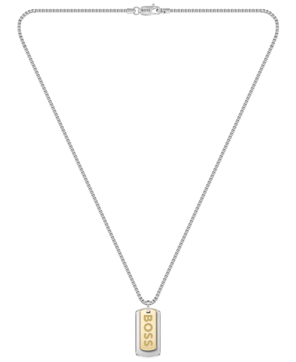 Men's Devon Two-Tone Stainless Steel Necklace - Multi