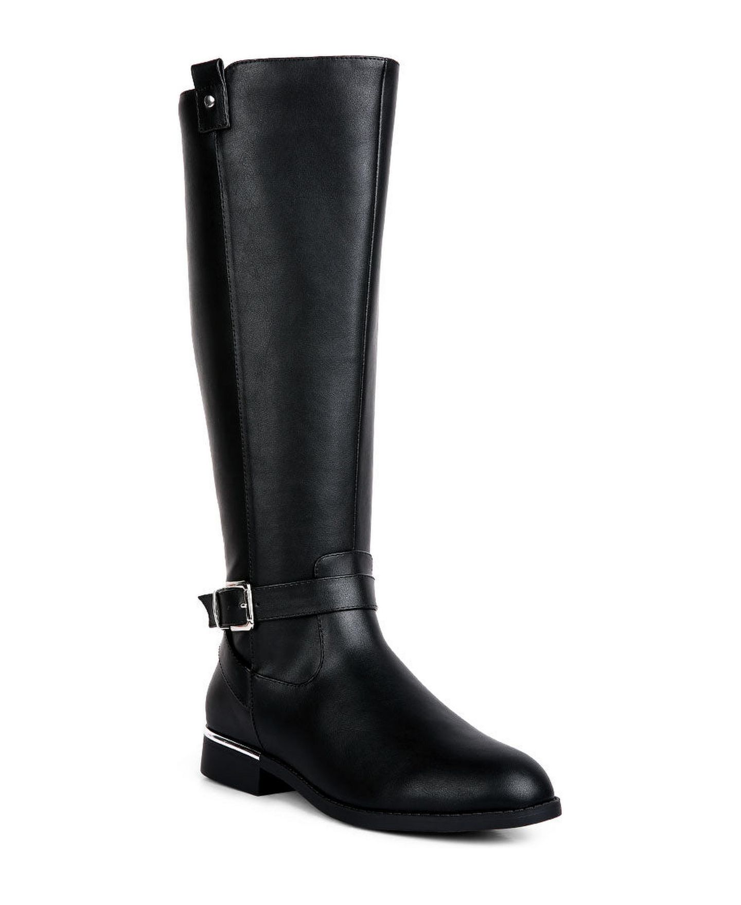 Женские ботинки London Rag Renny Buckle Strap Embellished Calf, цвет: Чёрный — фото 1