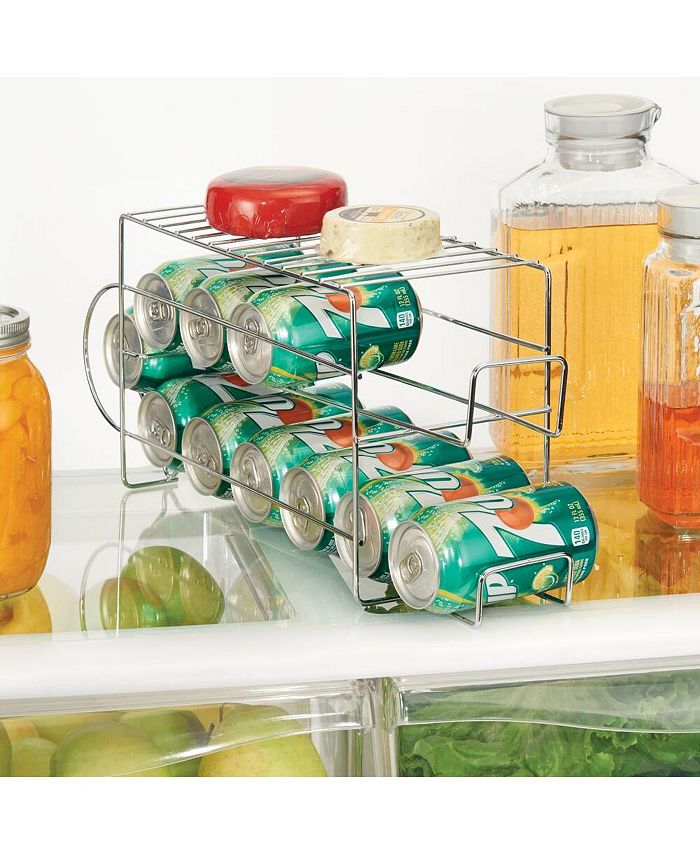 mDesign Metal 2-Tier Pop/Soda and Food Can Storage Dispenser - Macy's