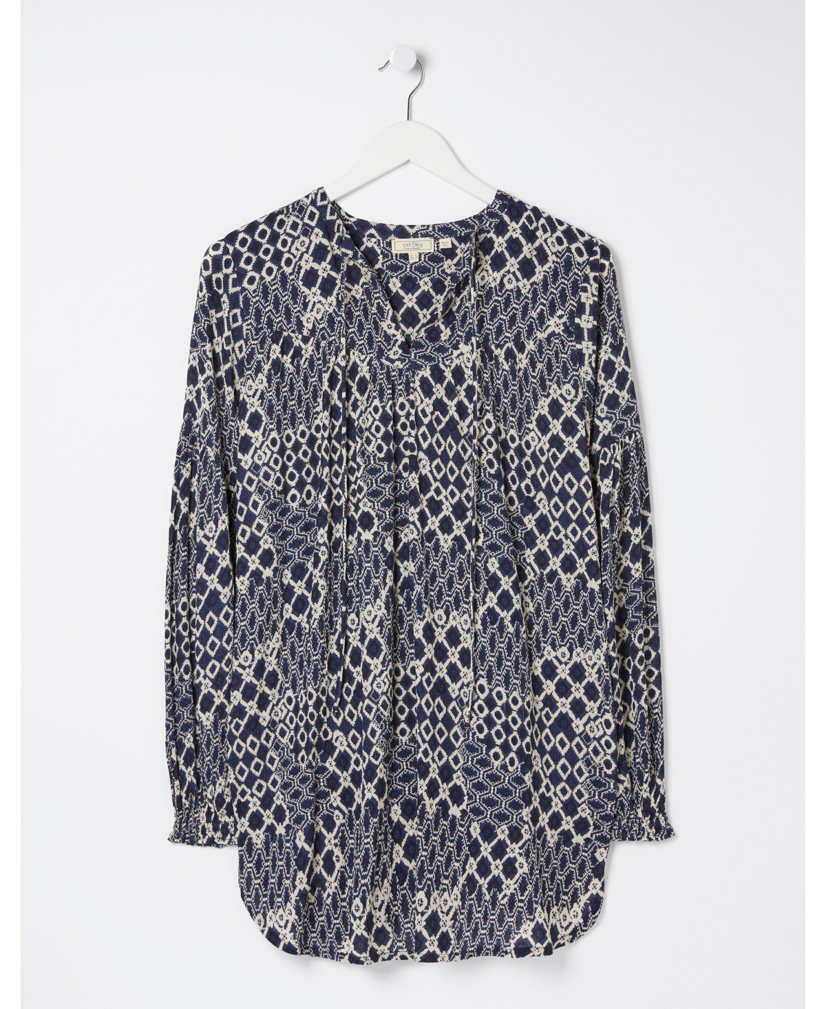 FatFace Women's Plus Size Georgie Patchwork Geo Tunic