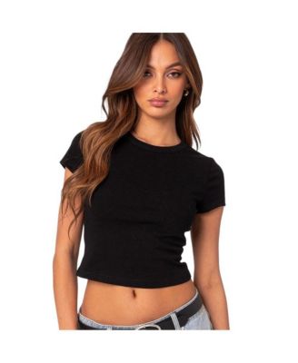 Women's Better Basics cropped t shirt
