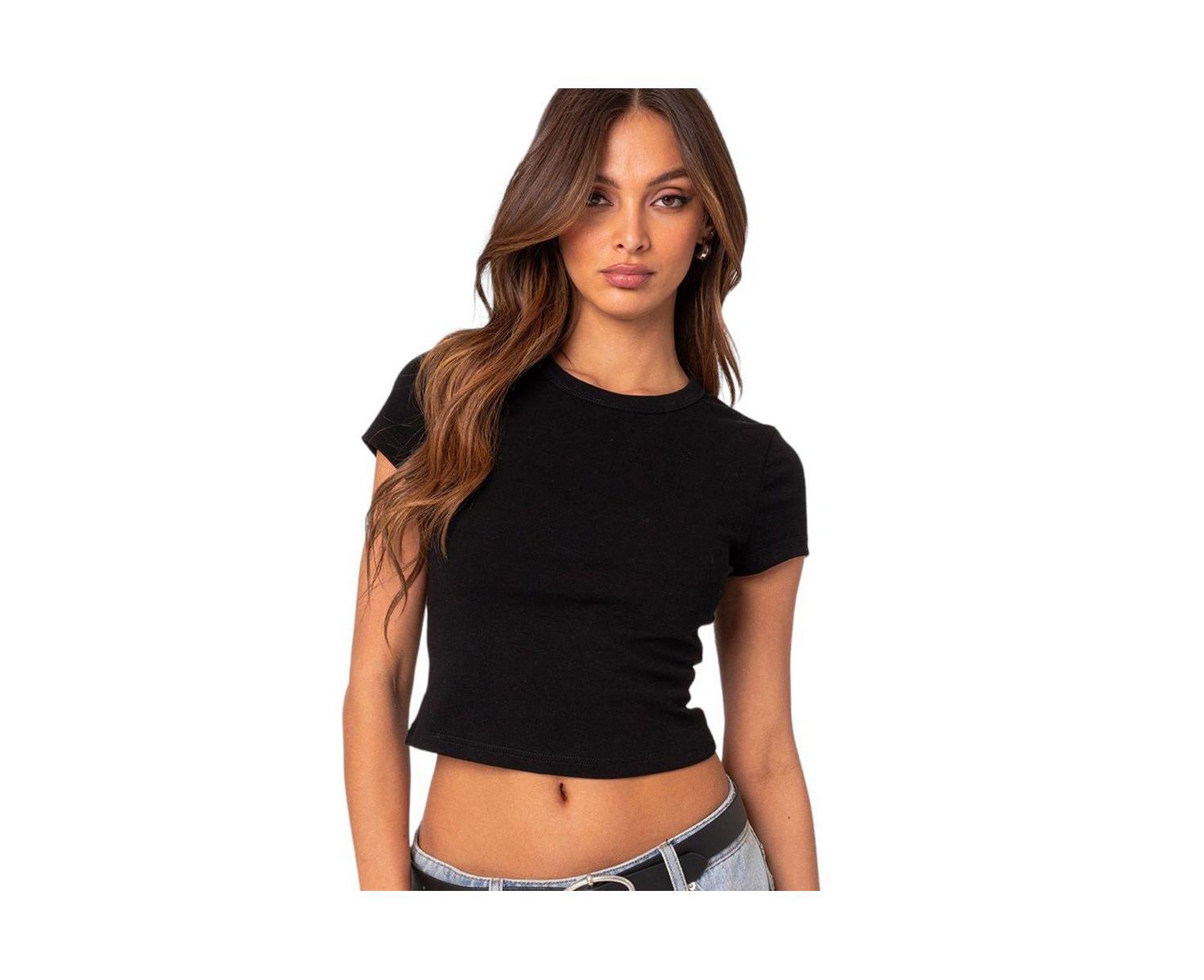 Women's Better Basics cropped t shirt