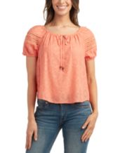 Tangerine Colored Womens Tops