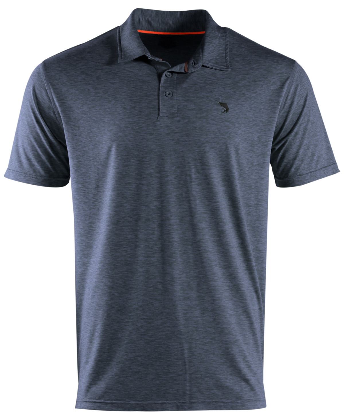 Salt Life Men's  Outrigger Performance Polo Shirt In Navy Heather