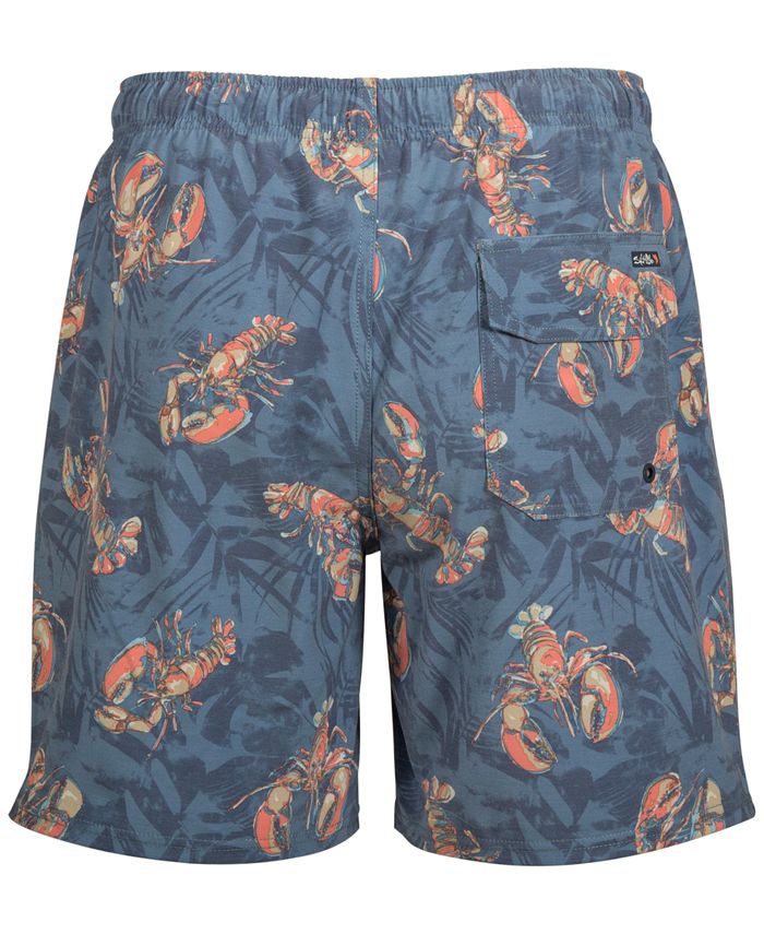 Men s Rock Lobster Print 18 Volley Shorts