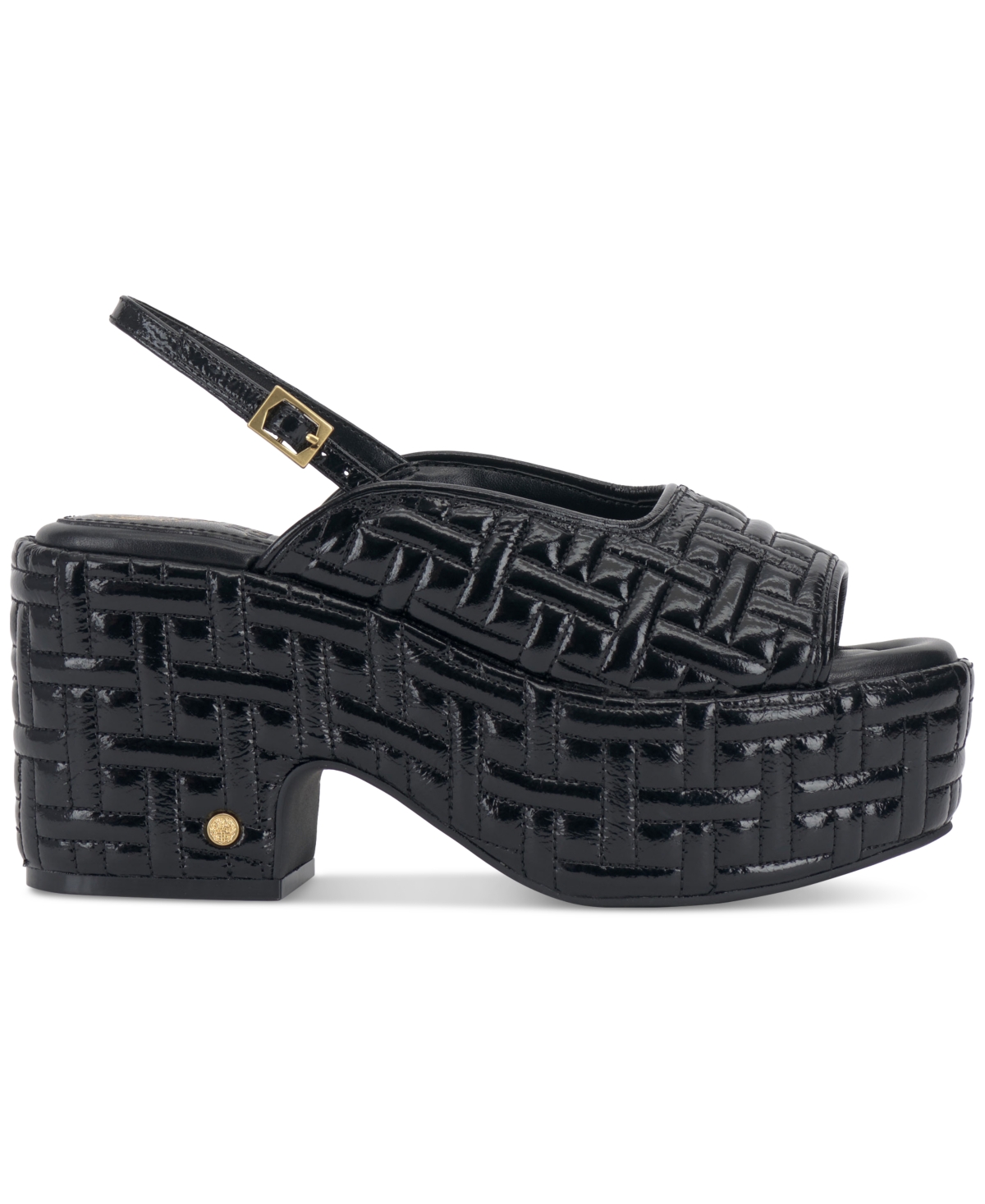 Vince Camuto Women's Elana Quilted Platform Wedge Sandals