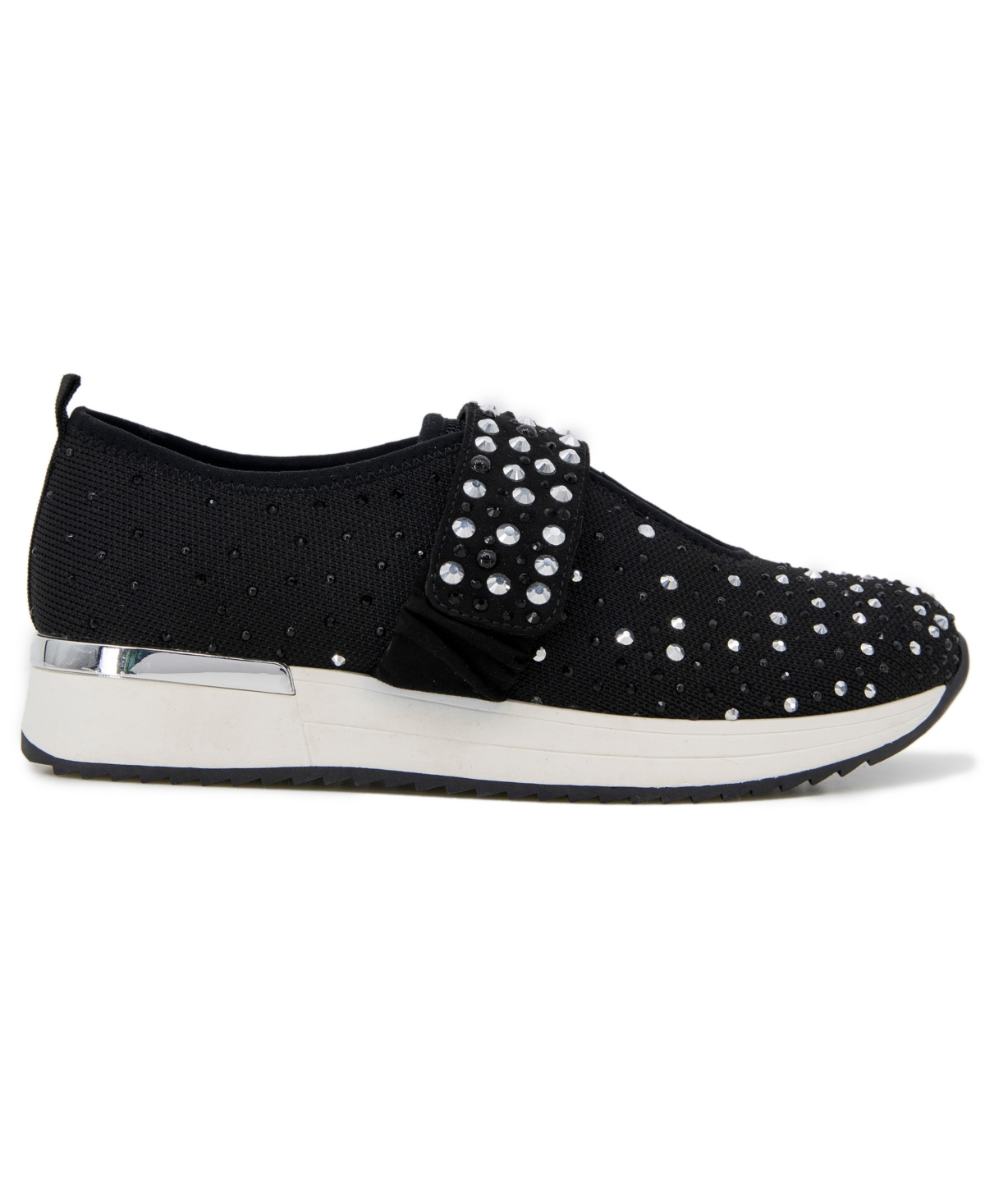 Kenneth Cole Reaction Women's Cameron Jeweled Adjustable Closure Sneakers