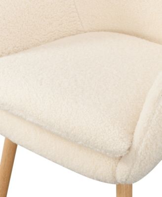 25.25" Sherpa Charlotte Sherpa Accent Chair