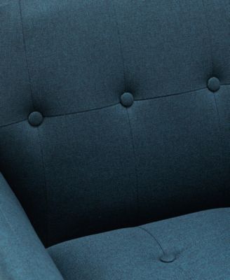 30" Polyester Andy Mid Century Modern Accent Lounge Armchair