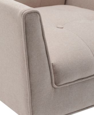 30" Polyester Andy Mid Century Modern Accent Lounge Armchair