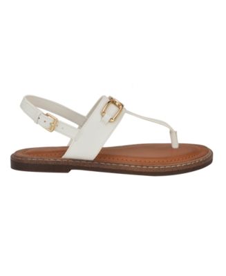 Women's Brontina Flat Thong Sandals with Hardware