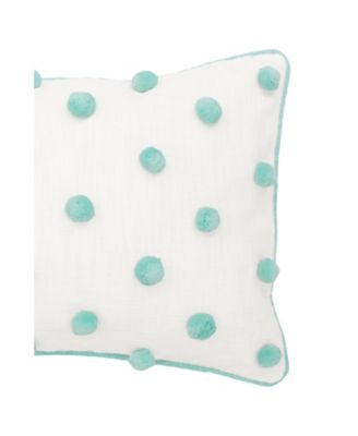 Surf Dot Rectangle Oblong Tufted Decorative Accent Pillow