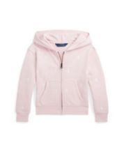 Pink polo hoodie hotsell women's