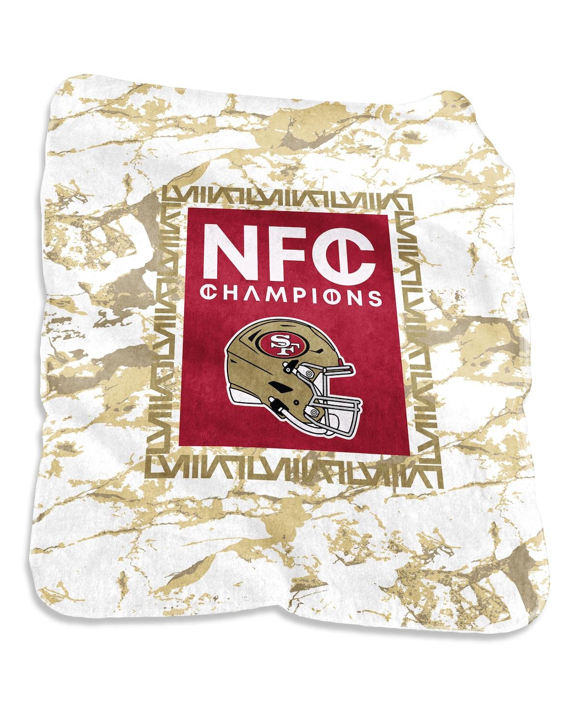 Logo Brands San Francisco 49ers 2023 Nfc Champions 50" X 60" Silk Touch Throw Blanket In Multi