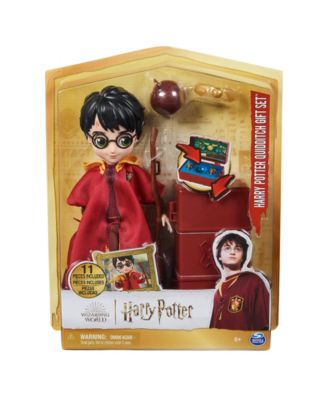  Harry Potter, 8" Harry Potter Quidditch Doll Gift Set with Robe and 9 Doll Accessories, 11 Pieces