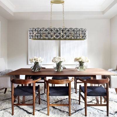 Modern Oval Crystal Chandelier