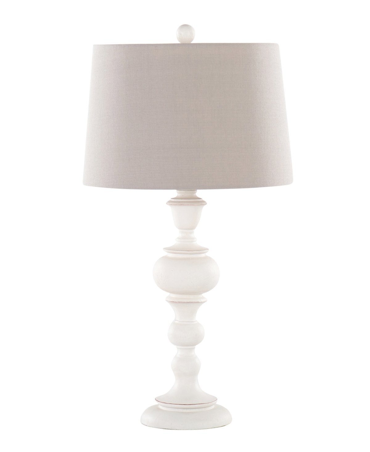 Lumisource Morocco 30" Polyresin Table Lamp In Off White,gray