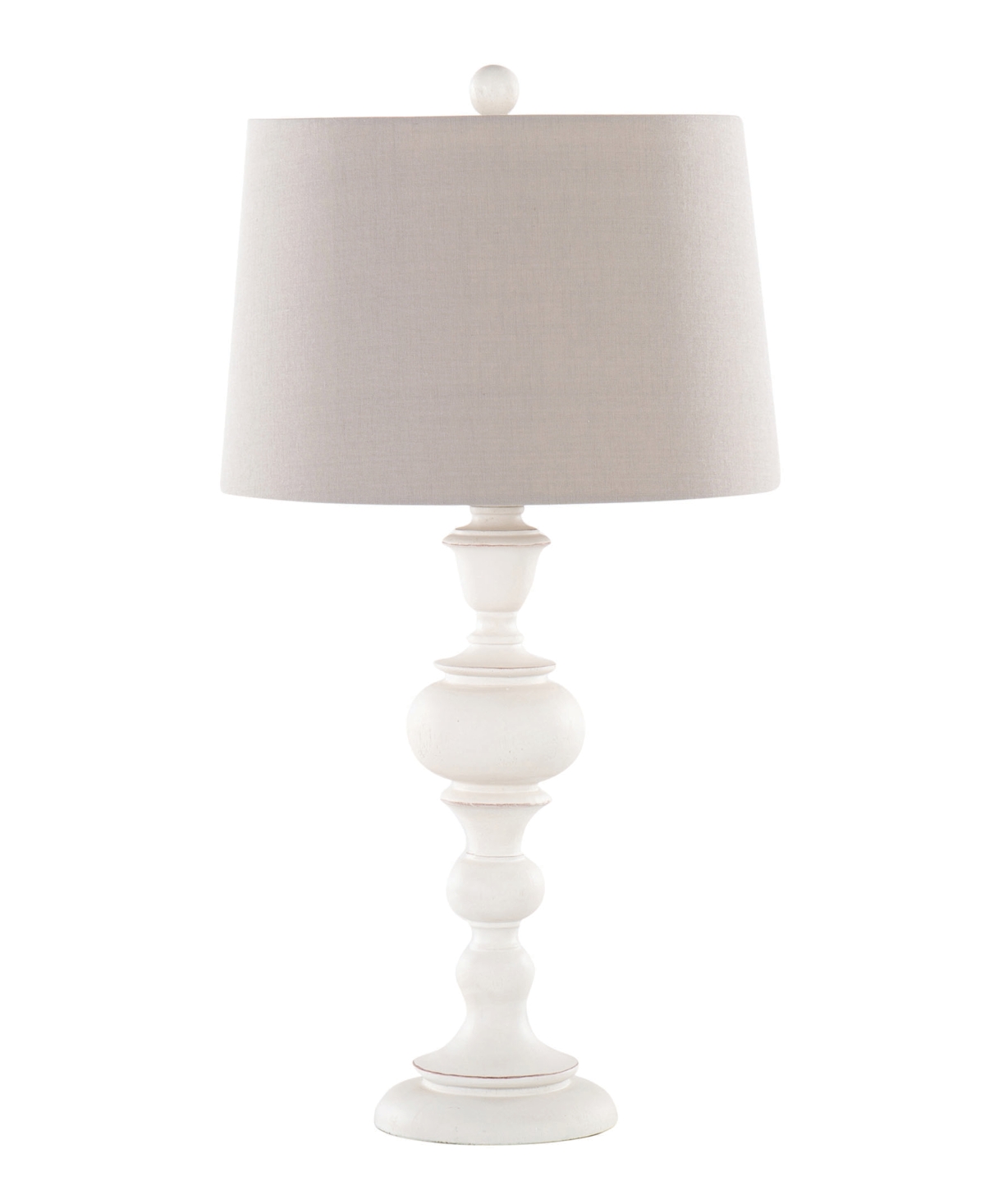 Shop Lumisource Morocco 30" Polyresin Table Lamp In Off White,gray