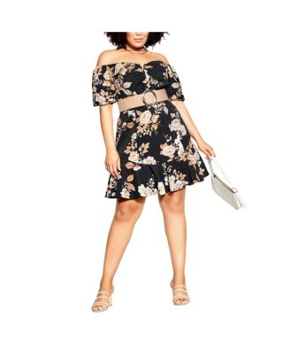 Plus Size Aria Floral Dress