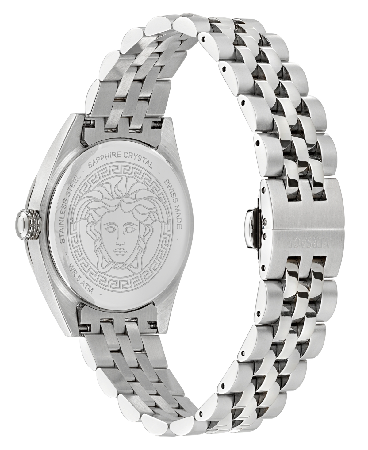 Shop Versace Women's Swiss Stainless Steel Bracelet Watch 36mm