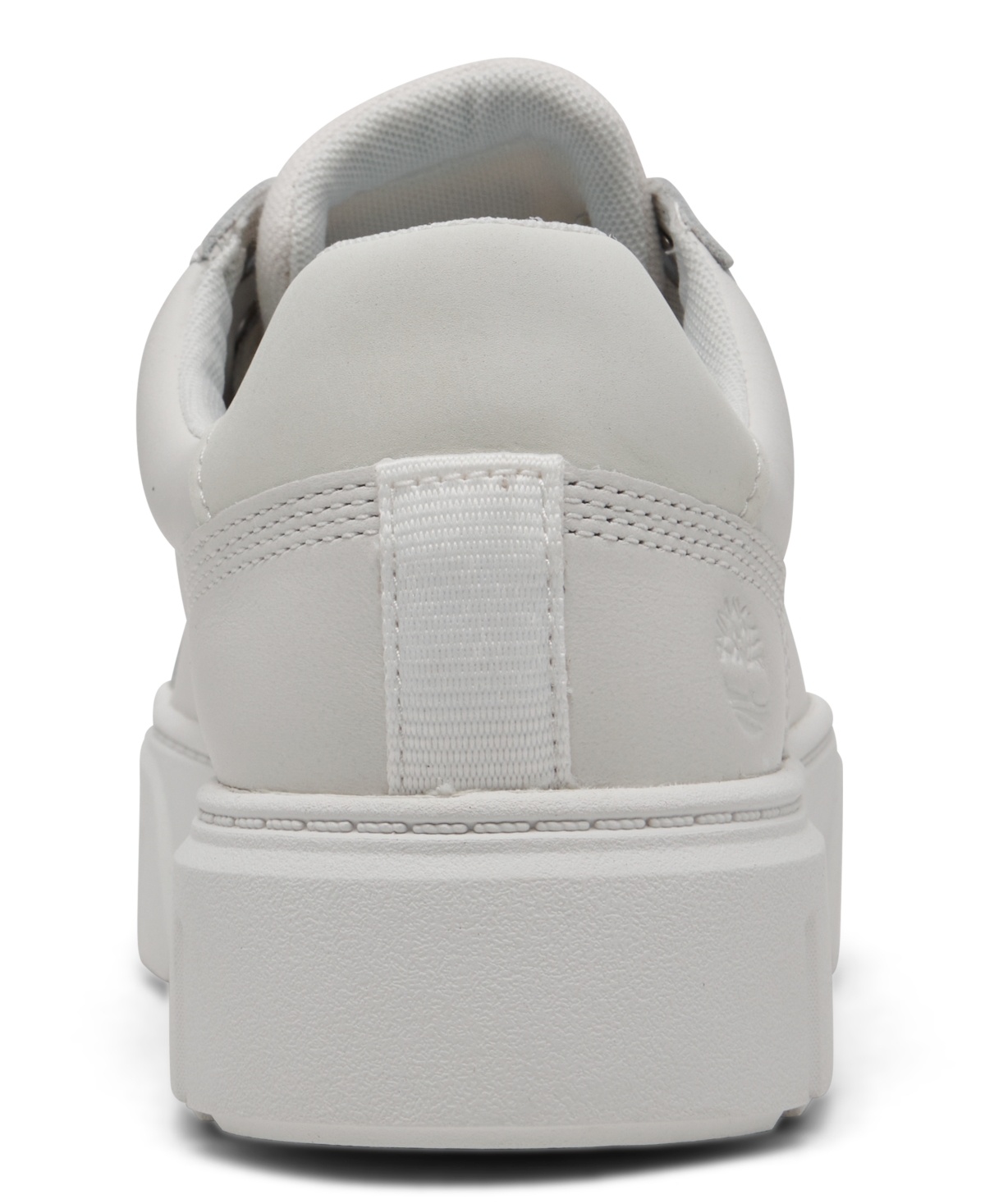 Shop Timberland Women's Laurel Court Casual Sneakers From Finish Line In White Full Grain