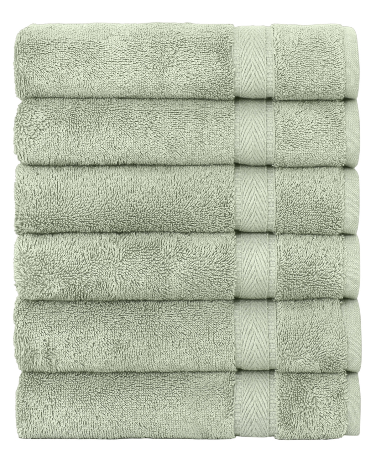 Linum Home Sinemis 6-pc. Terry Hand Towel Set In Green