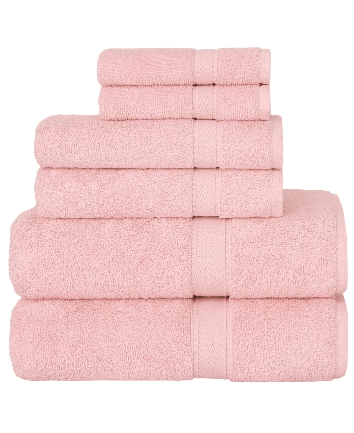 Shop Linum Home Sinemis Terry 6-pc. Towel Set In Pink