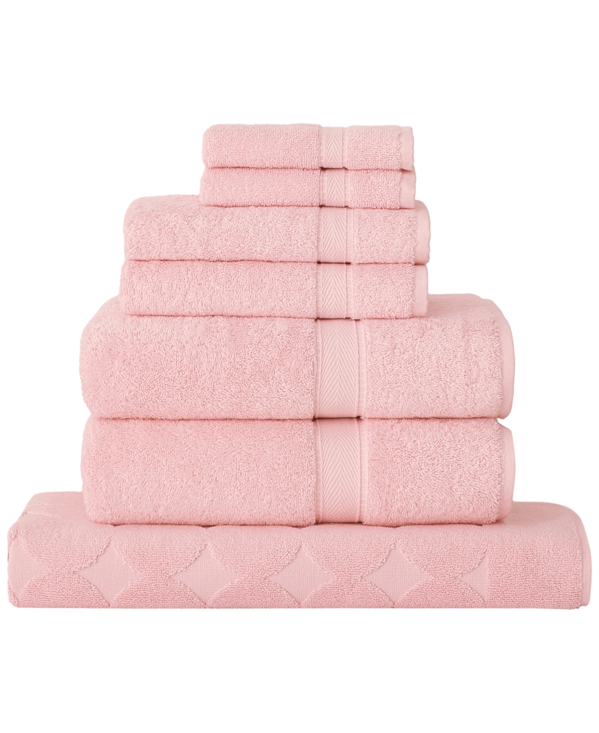 Linum Home Sinemis Terry 7-pc. Towel Set In Pink
